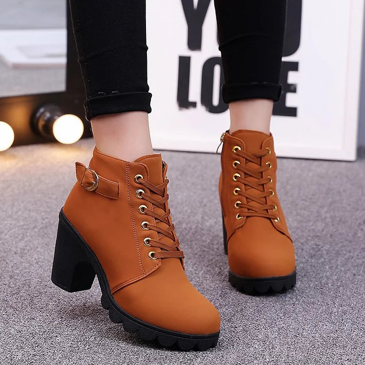 Rowan | Women's Lace-Up Ankle Boots
