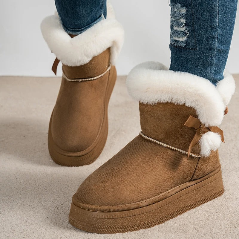 Rowan | Suede Platform Boots