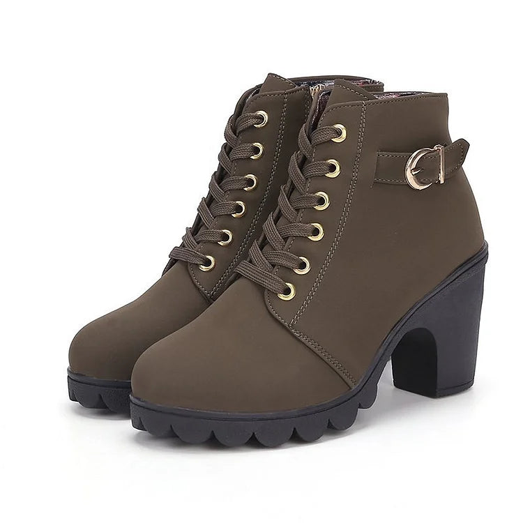 Rowan | Women's Lace-Up Ankle Boots