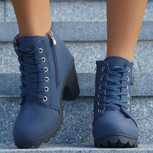 Rowan | Women's Lace-Up Ankle Boots