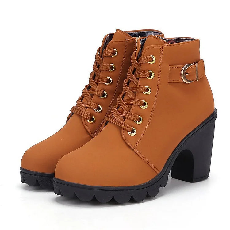 Rowan | Women's Lace-Up Ankle Boots