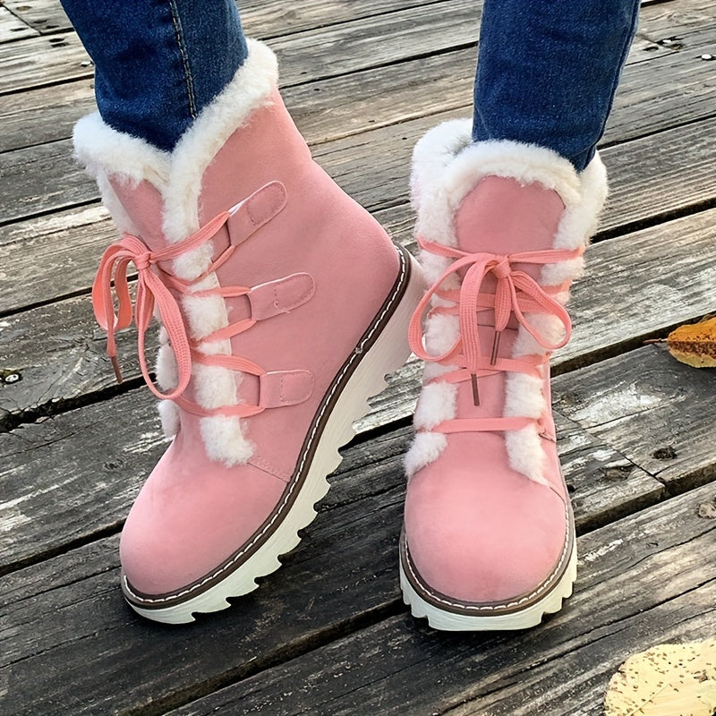 Rowan | Lace-Up Snow Boots