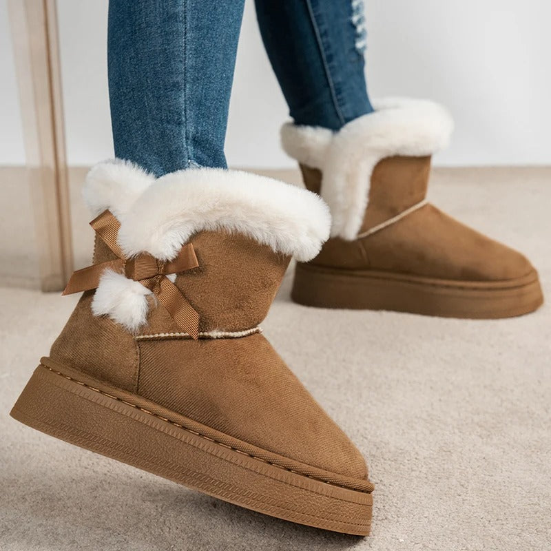 Rowan | Suede Platform Boots