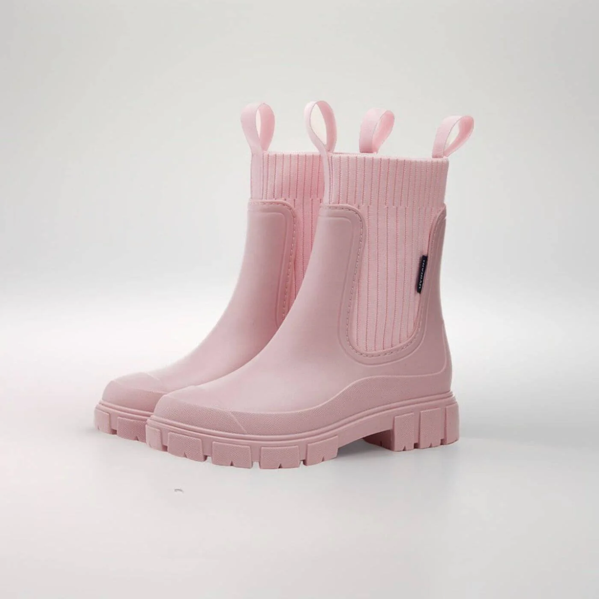 Women's rain ankle boots in pink
