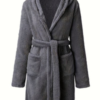 Rowan | Men's Hooded Fleece Robe
