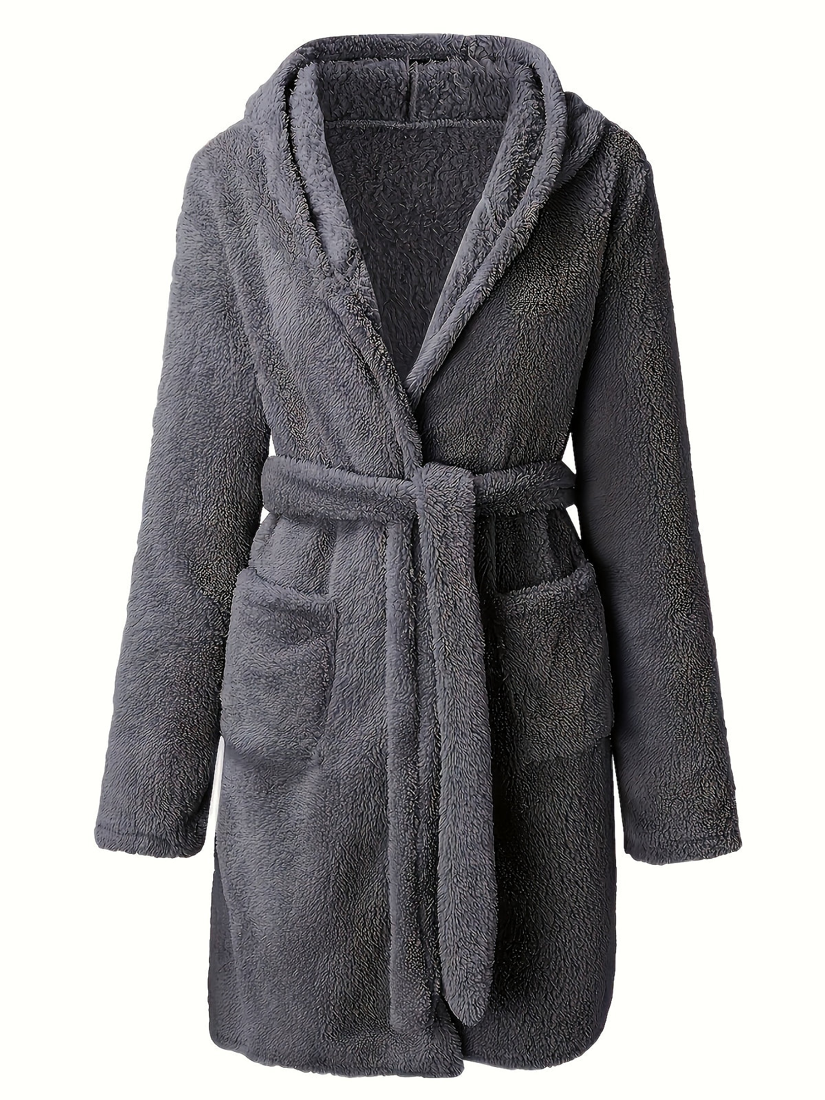 Rowan | Men's Hooded Fleece Robe
