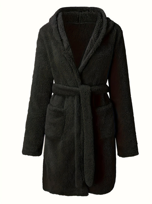 Rowan | Men's Hooded Fleece Robe