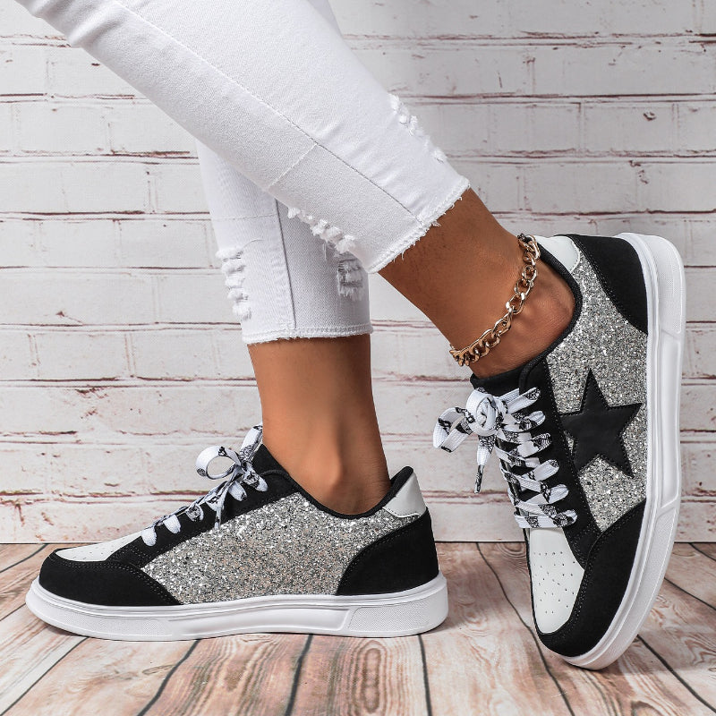 Rowan | Star Glitter Trainers