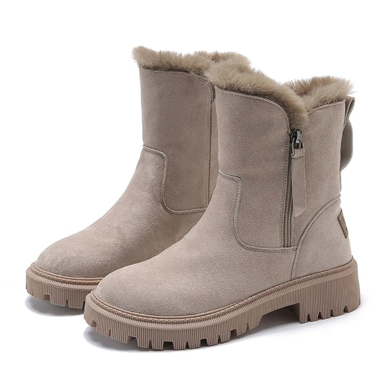 Rowan | Suede Snow Boots