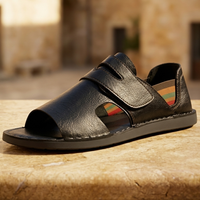 Rowan | Men's Orthopedic Leather Sandals