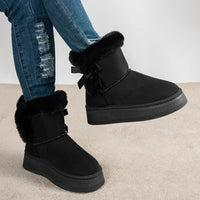 Rowan | Suede Platform Boots