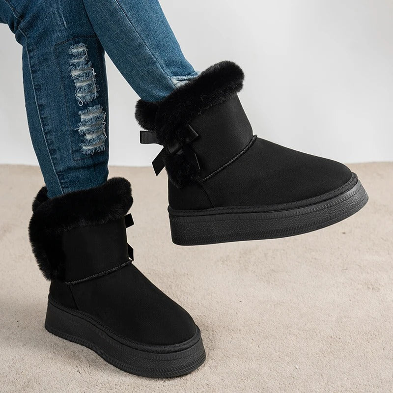 Rowan | Suede Platform Boots