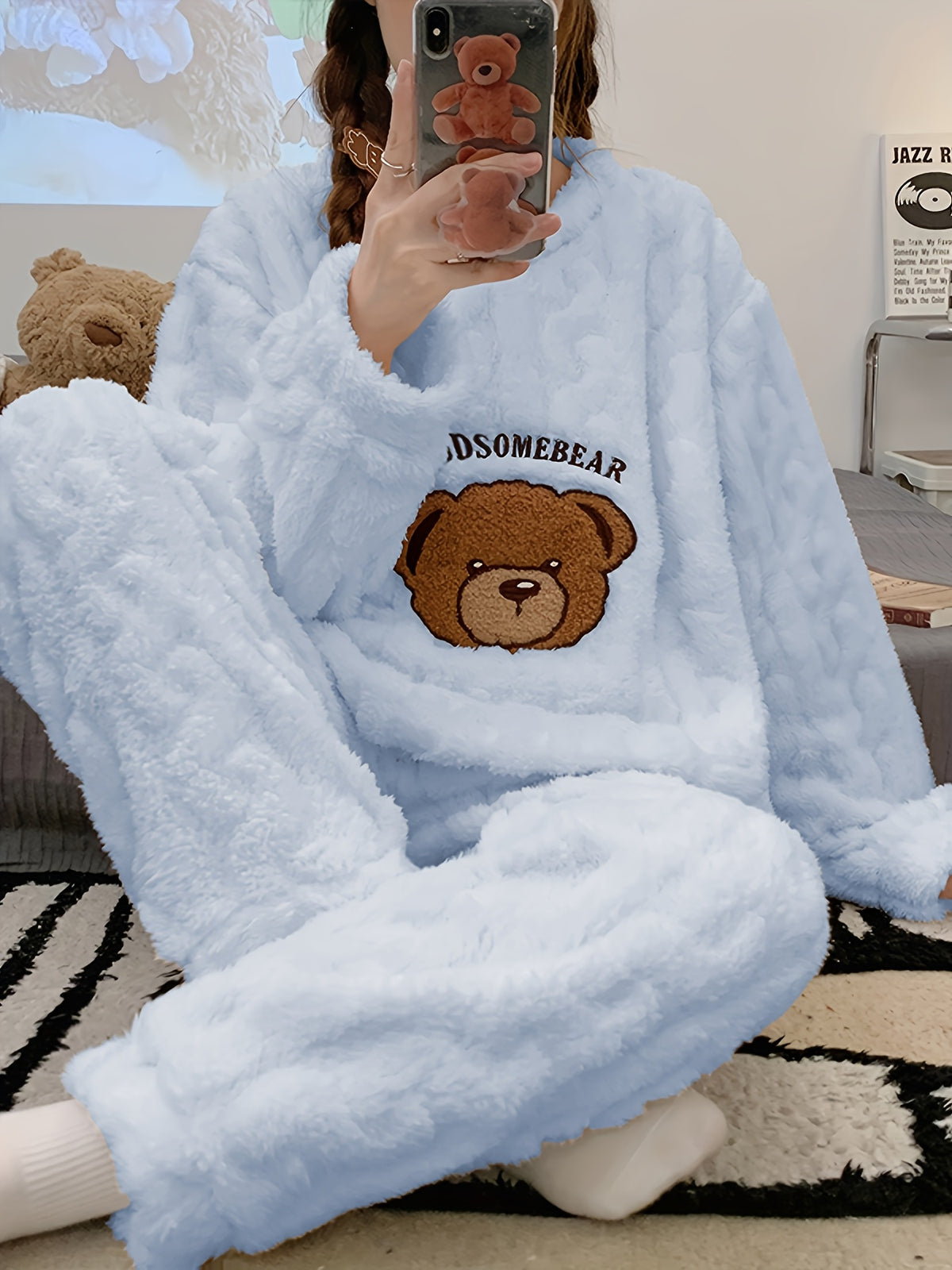 Rowan | Women's Bear Fleece Pyjamas