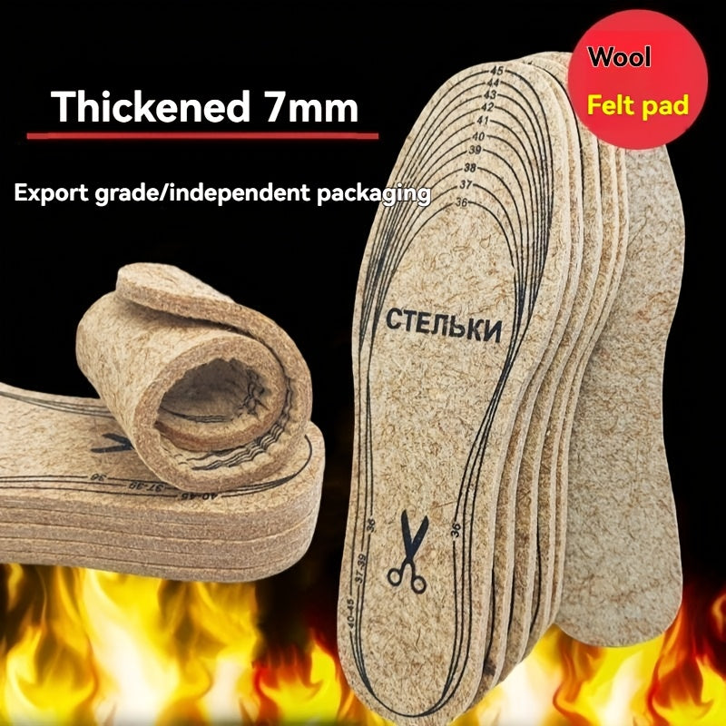 Rowan | Wool Felt Insoles 3-Pack