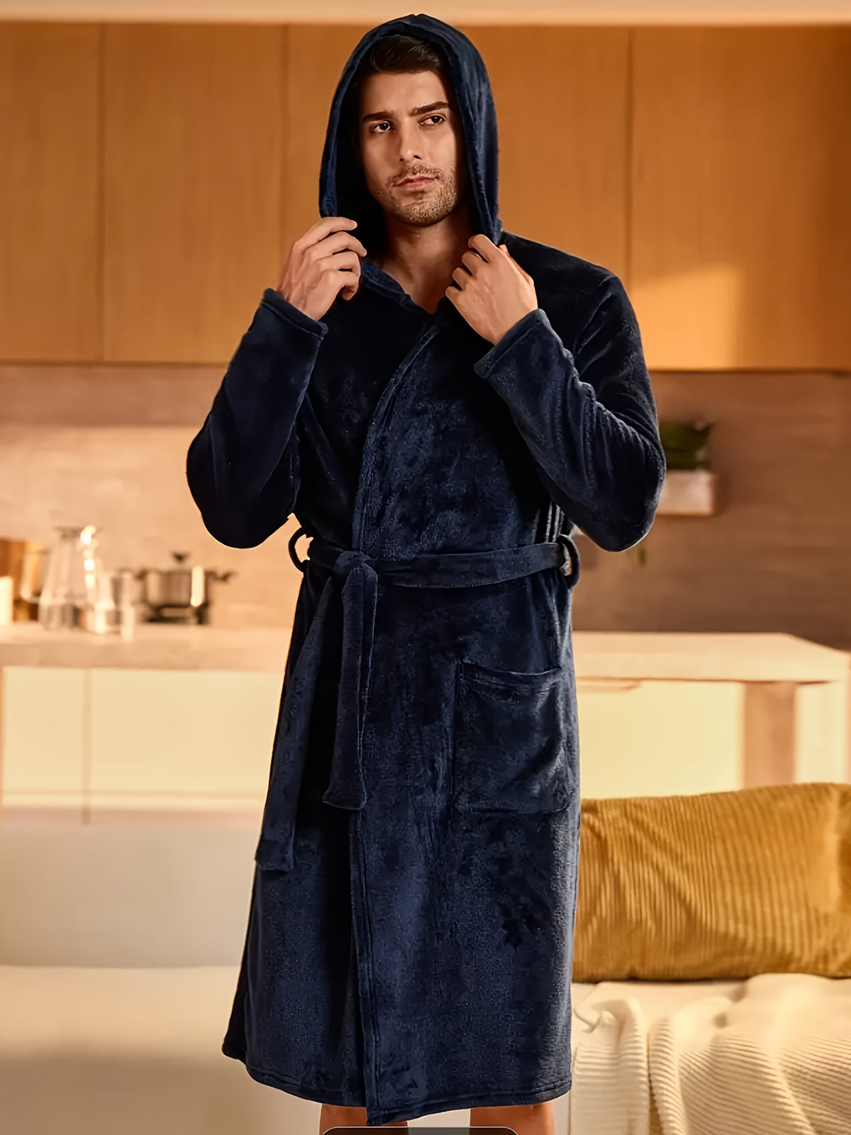 Rowan | Men's Flannel Dressing Gown