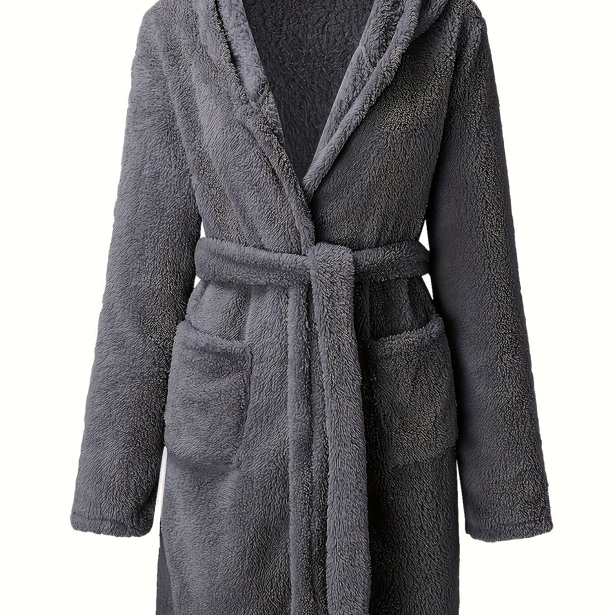 Rowan | Men's Hooded Fleece Robe