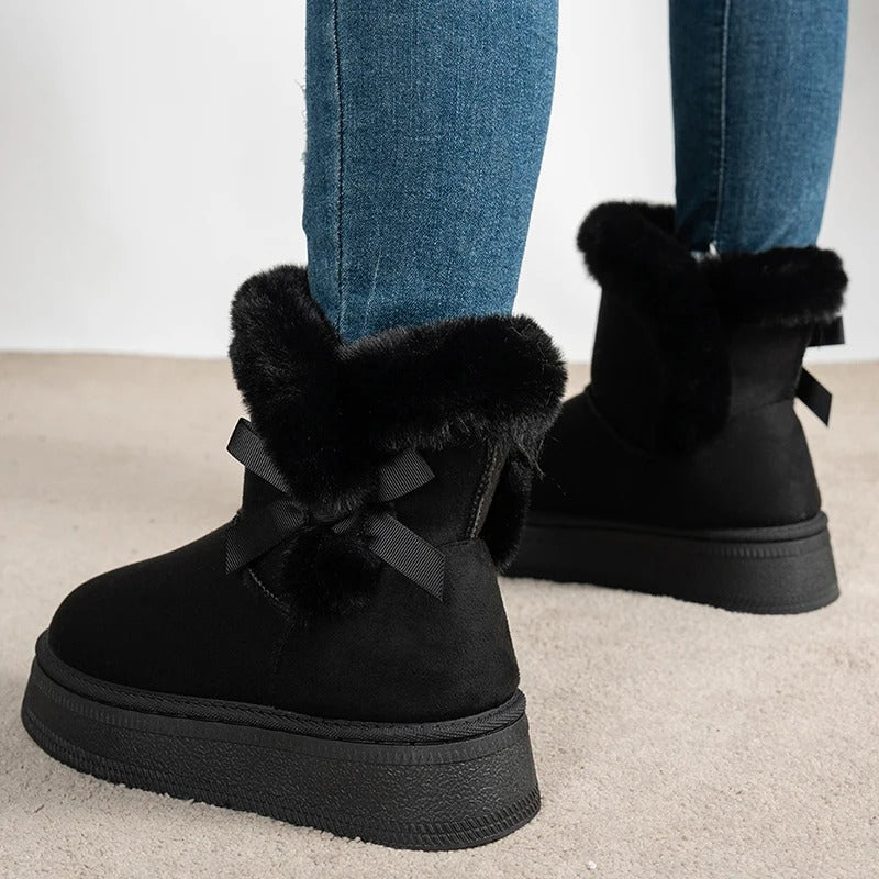 Rowan | Suede Platform Boots