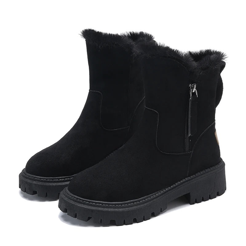 Rowan | Suede Snow Boots