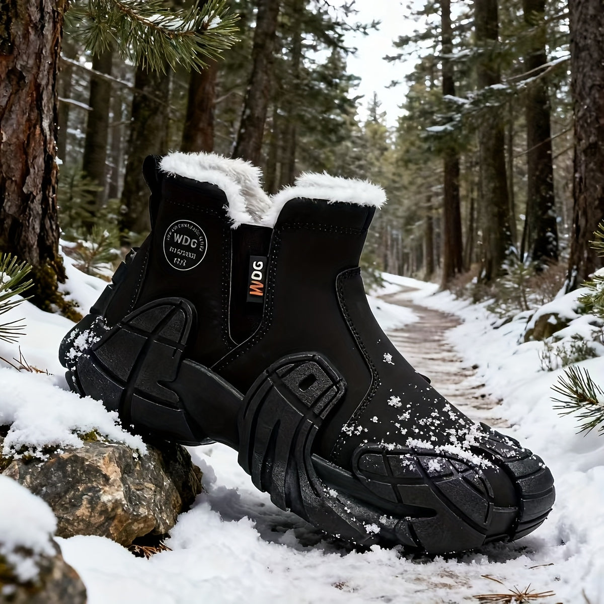 Rowan | Men's Side-Zip Snow Boots