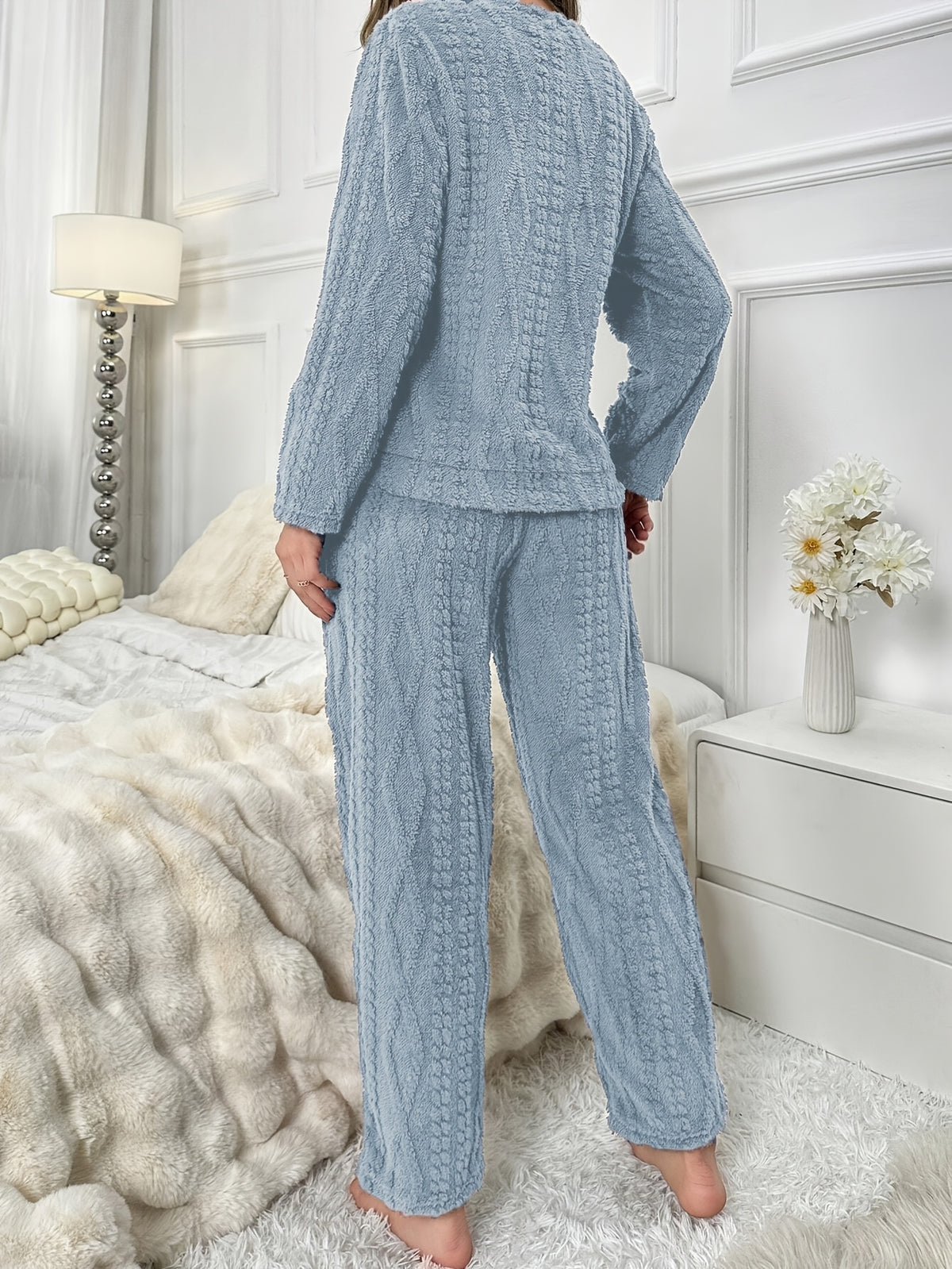 Rowan | Women's Plush Pyjama Set