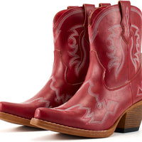 Rowan | Embroidered Cowgirl Boots