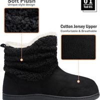 Rowan | Men's Fleece Bootie Slippers