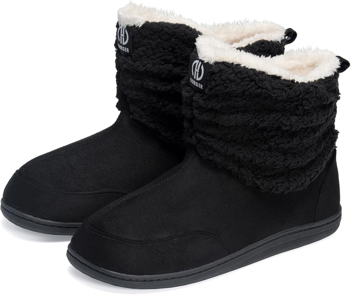 Rowan | Men's Fleece Bootie Slippers