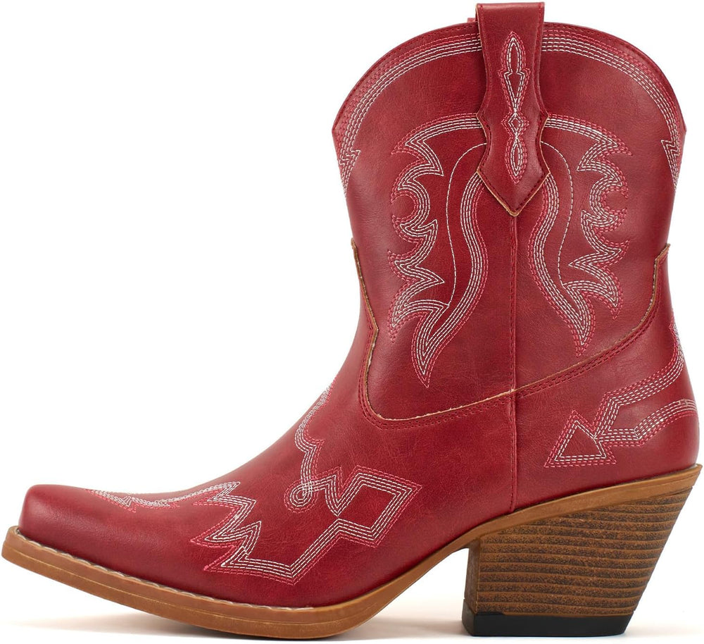 Rowan | Embroidered Cowgirl Boots