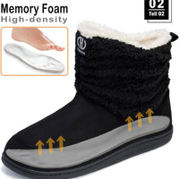 Rowan | Men's Fleece Bootie Slippers
