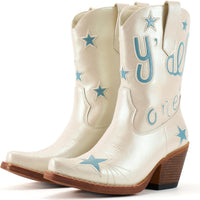Rowan | Embroidered Cowgirl Boots