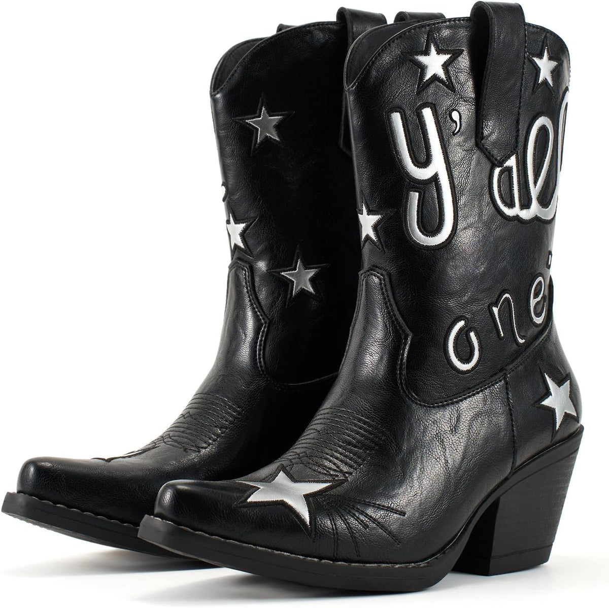 Rowan | Embroidered Cowgirl Boots