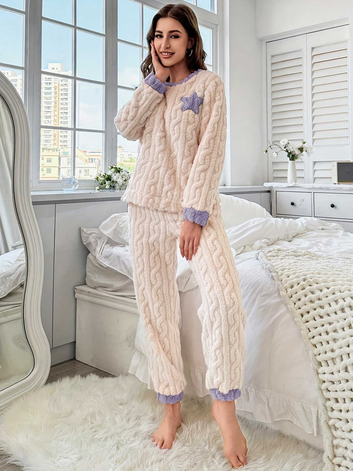 Rowan | Women's Star Fleece Pyjamas