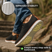 StepEase - Men's Wide-Fit Cushioned Slip-On Shoes