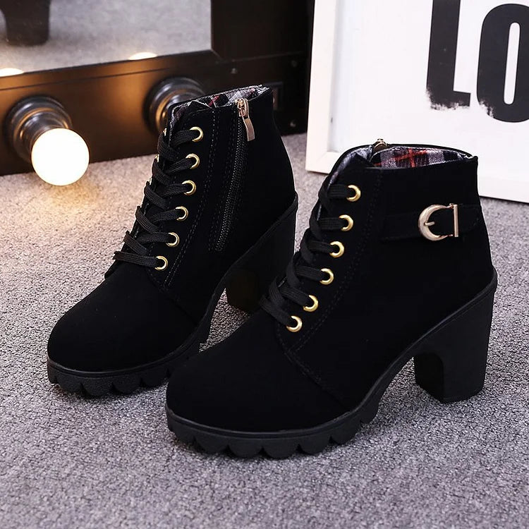 Rowan | Women's Lace-Up Ankle Boots