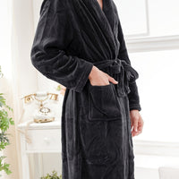 Rowan | Men's Fleece Dressing Gown