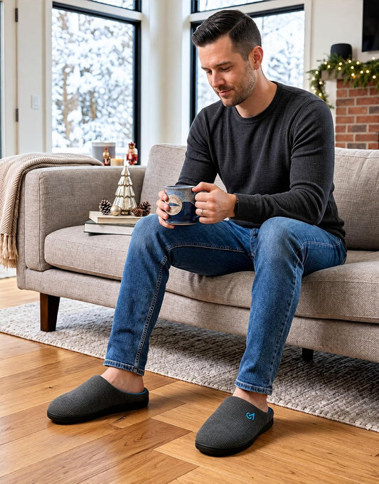 Rowan | Men's Two-Tone Slippers
