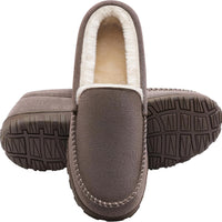 Rowan | Men's Fur-Lined Moccasin Slippers