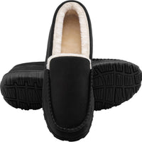 Rowan | Men's Fur-Lined Moccasin Slippers