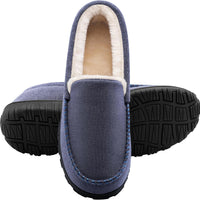 Rowan | Men's Fur-Lined Moccasin Slippers