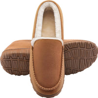 Rowan | Men's Fur-Lined Moccasin Slippers