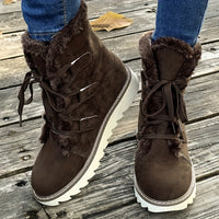 Rowan | Lace-Up Snow Boots