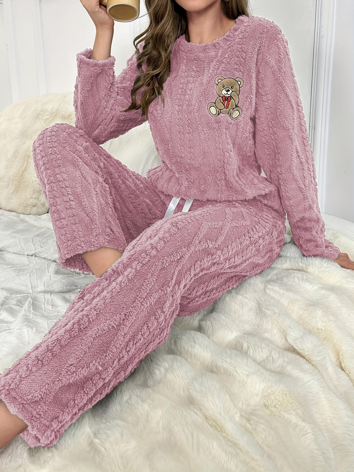 Rowan | Women's Plush Pyjama Set