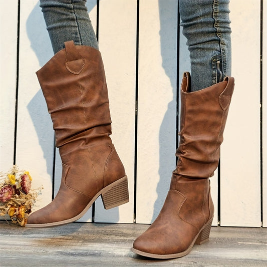 Rowan | Brown Cowboy Boots