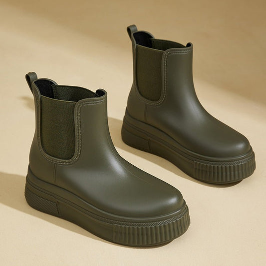 Rowan waterproof platform Chelsea boots