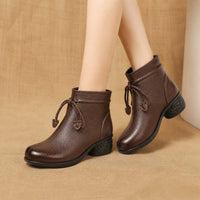Rowan | Women's Leather Ankle Boots