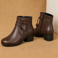Rowan | Women's Leather Ankle Boots