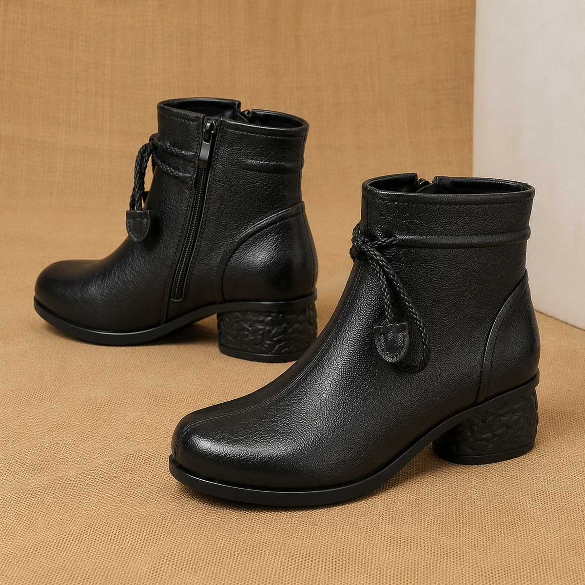 Rowan | Women's Leather Ankle Boots