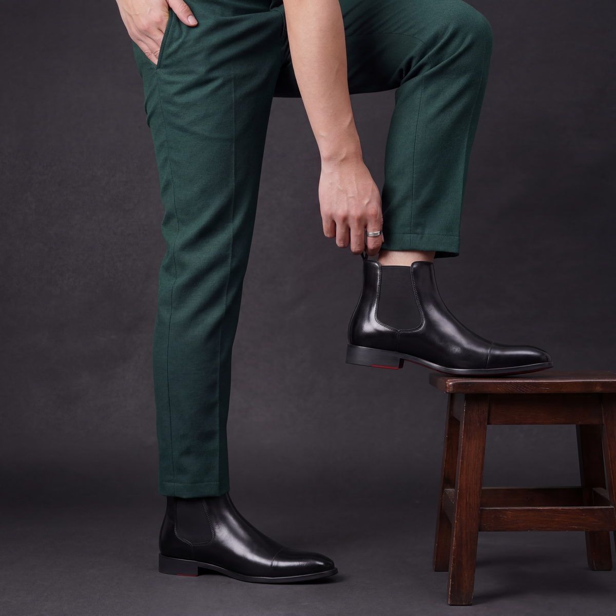 Rowan | Men's Leather Chelsea Boots