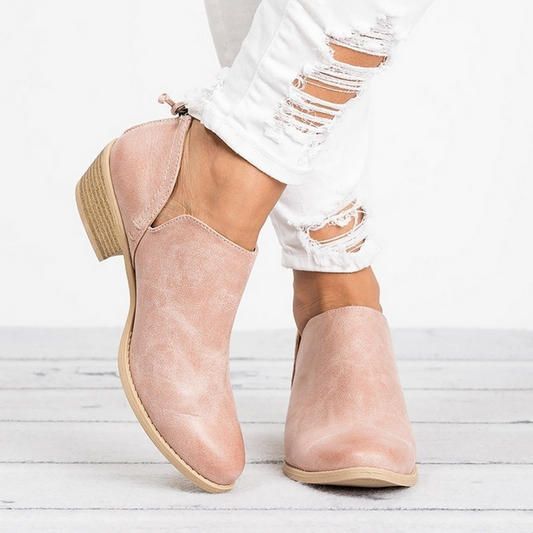 Rowan | Orthopedic Ankle Boots Slip-On Block-Heel
