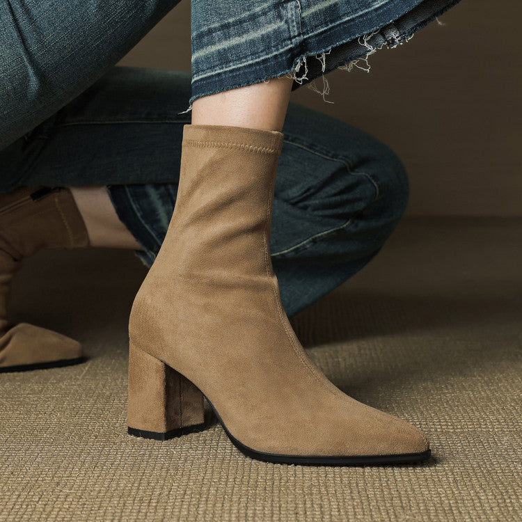 Rowan | Heeled Knee High Boots